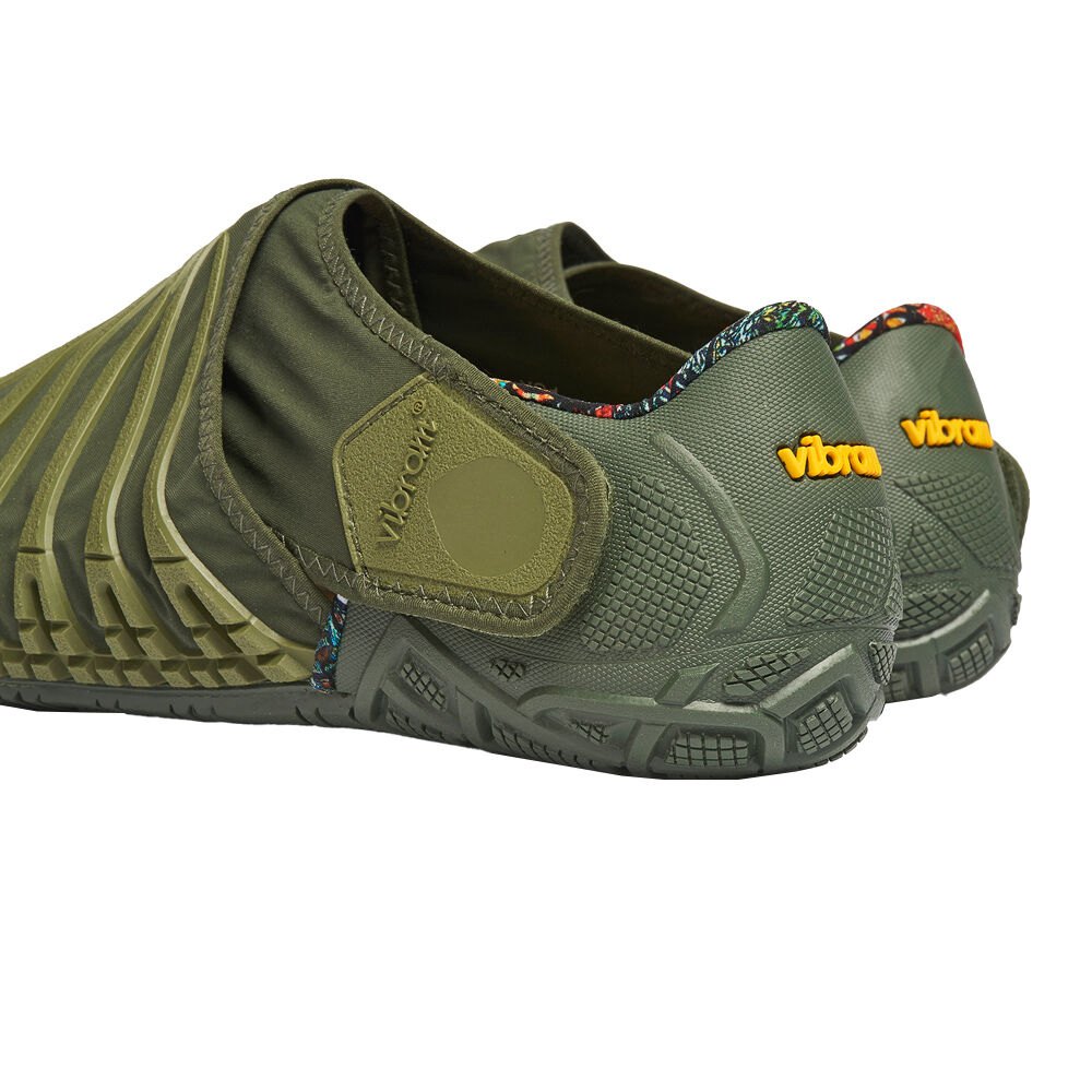 Zapatos Mujer Verde Oliva - Furoshiki Bajos - EISZDK-740